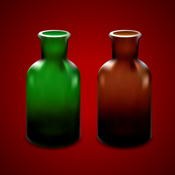 Empty glass jar. Vector design - Vector, Image