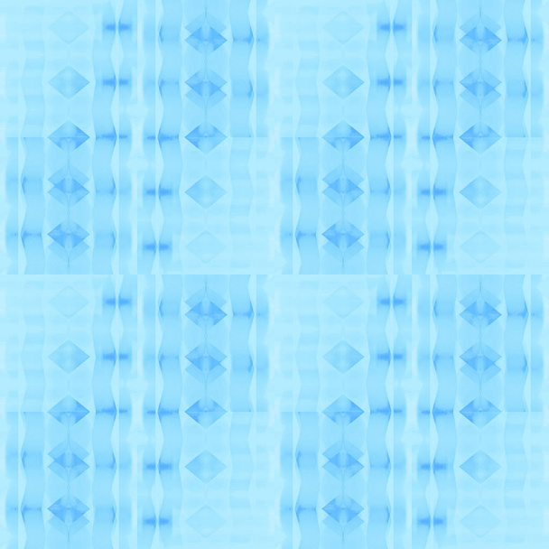Αφηρημένη γεωμετρική απρόσκοπτη υπόβαθρο ενιαίο χρώμα. Τακτική διαμαντένιο φως μοτίβο μπλε με κυματιστές γραμμές κάθετα, λεπτή και θολή. - Φωτογραφία, εικόνα