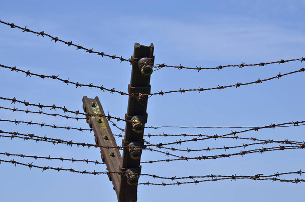 Rakousko, koncentrační tábor Mauthausen, památník holocaustu z druhé světové války v Horním Rakousku - Fotografie, Obrázek