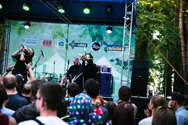 Выступление рок-группы "Чуматский Шлях" 10 июня 2017 года в Черкассах, Украина
 - Фото, изображение