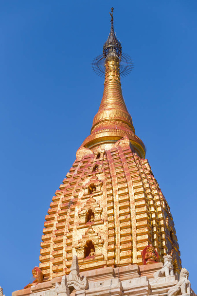 The beautiful Ananda Phato, Temple, the masterpiece of Bagan, in Myanmar - Φωτογραφία, εικόνα
