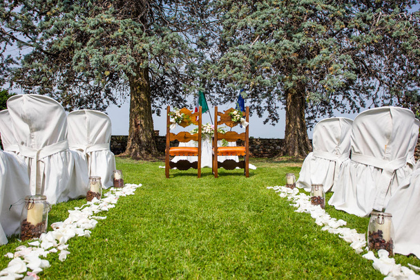 Konfigurowanie ślub, w ceremonii - Zdjęcie, obraz