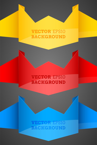 Abstract vector origami backgrounds - Vector, Image