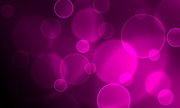 świecące koła na fioletowym tle - Zdjęcie, obraz