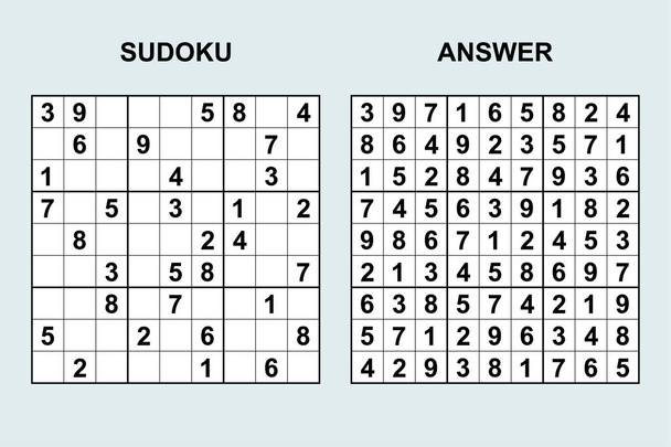 Vectores de stock de de Sudoku