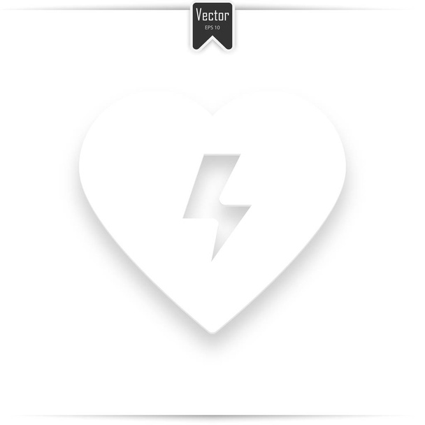 Defibrillator icon. Aed, CPR - Vector, Image