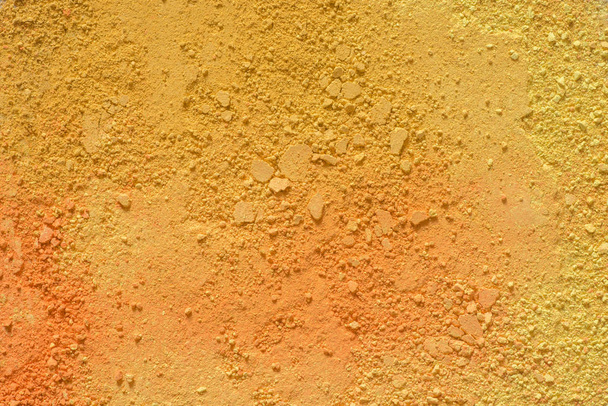 narancssárga színű művész pasztell por háttér textúra - Fotó, kép