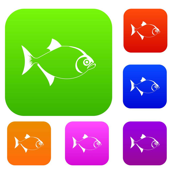 Fish set collection - Vector, afbeelding