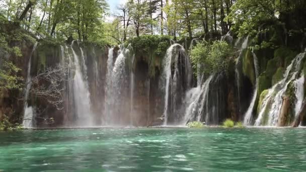 natural wonder of Plitvice lakes national park, croatia - Footage, Video