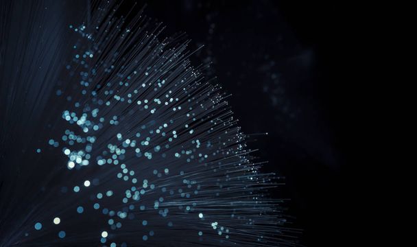 Fibre, fiber optic showing data or internet communication concept - Fotografie, Obrázek