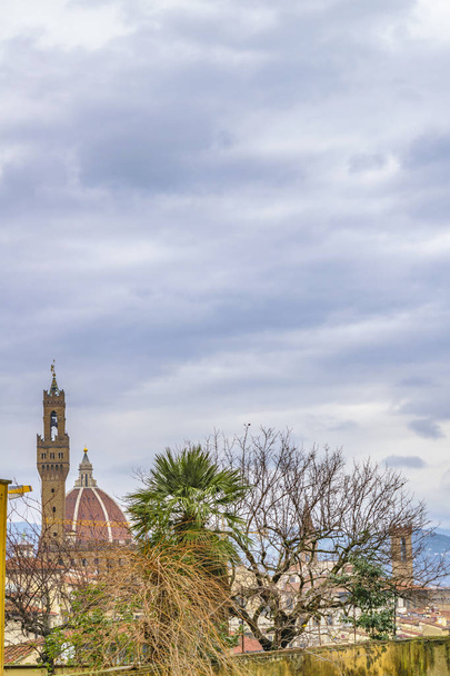 Вид з аеровокзалу історичного центру міста Флоренція, Італія - Фото, зображення