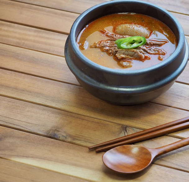 Koreaans voedsel geit soep - Foto, afbeelding
