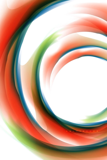 Holografische verf explosie ontwerp, vloeiende kleuren flow, kleurrijke storm. Vloeibare mengkleuren bewegings-concept, trendy abstracte achtergrond layout sjabloon voor bedrijfspresentatie, app behang banner - Vector, afbeelding