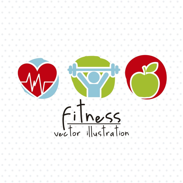 ilustración de fitness
 - Vector, imagen