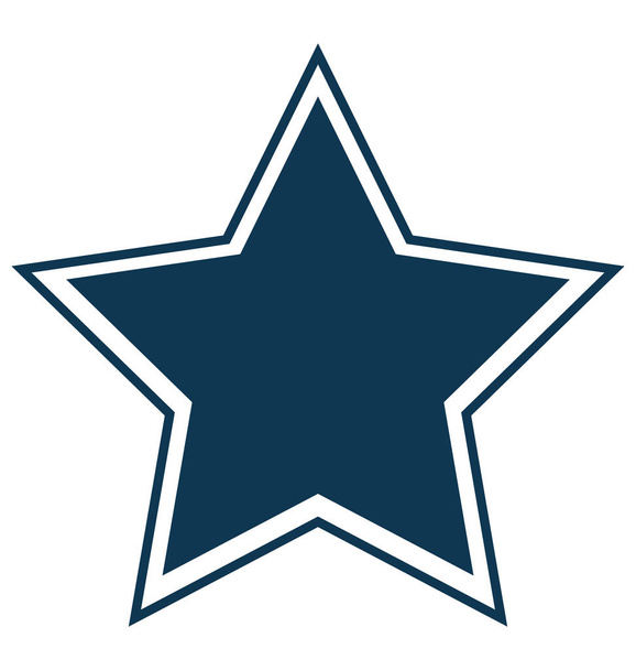 Star Glyph Vector Icon editable - Vector, Image