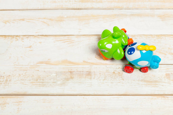 Set of colourful children toys  - Фото, изображение