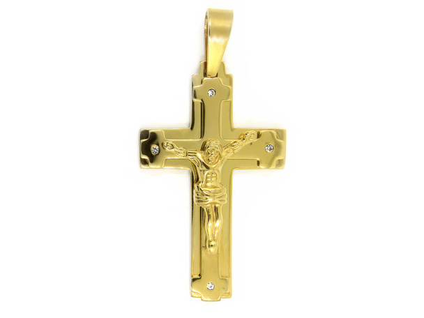 Pendant Jewelry - Cross - Stainless Steel - One color background - Photo, Image