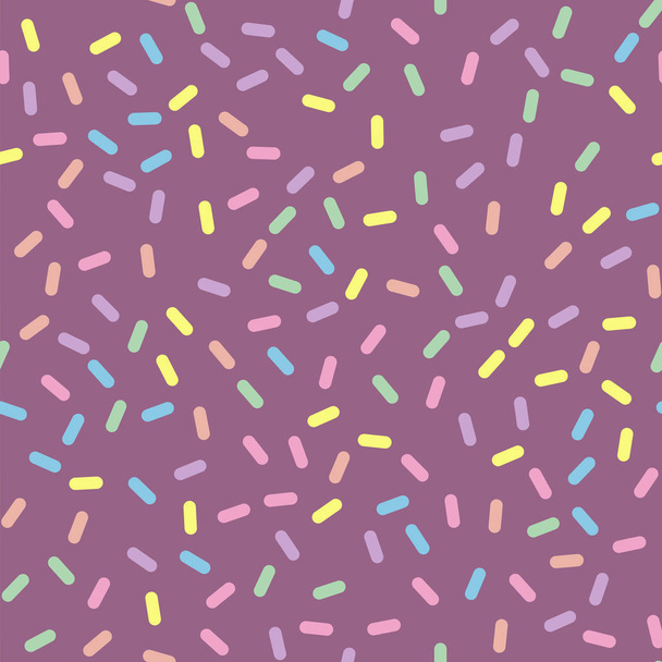 Безшовний візерунок фіолетового пончика з багатьма декоративними зморшками
. - Вектор, зображення