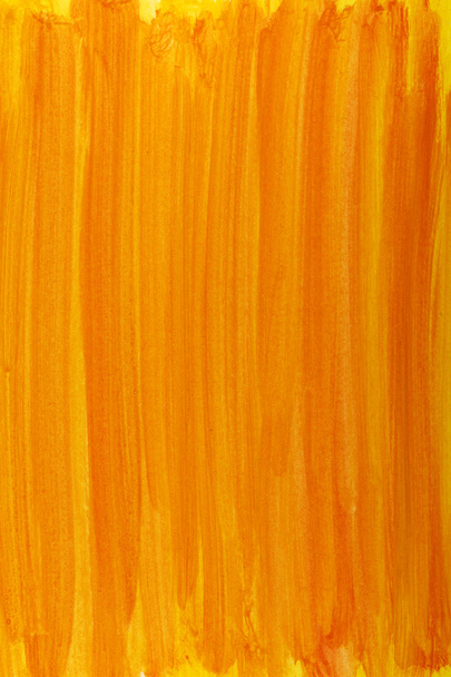 Orange and yellow watercolor background - Photo, Image
