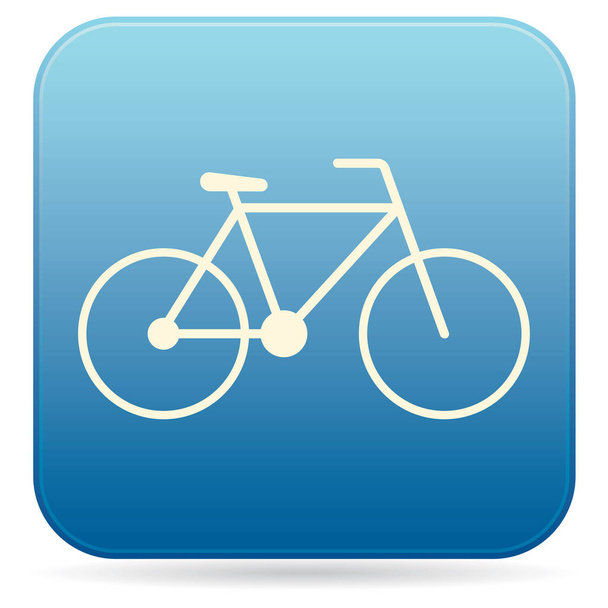 Rower / rower pozdrowienie wektor ikona - Wektor, obraz