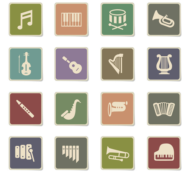 набір значків класичних інструментів
 - Вектор, зображення
