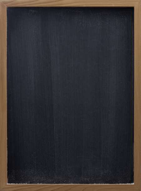 Blank blackboard with eraser smudges - Photo, image