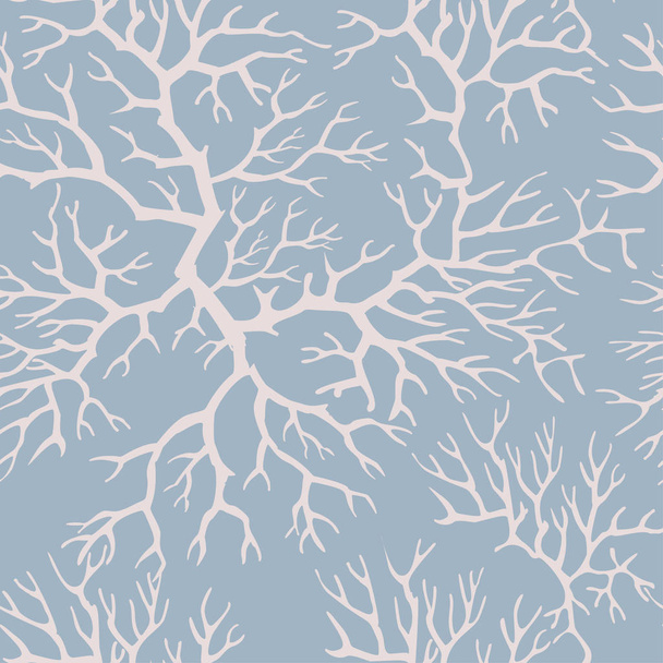 seamless pattern, interlacing of branches - Vektor, Bild
