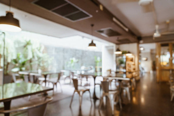 abstract blur and defocused in cafe restaurant for background - vintage filter - Φωτογραφία, εικόνα