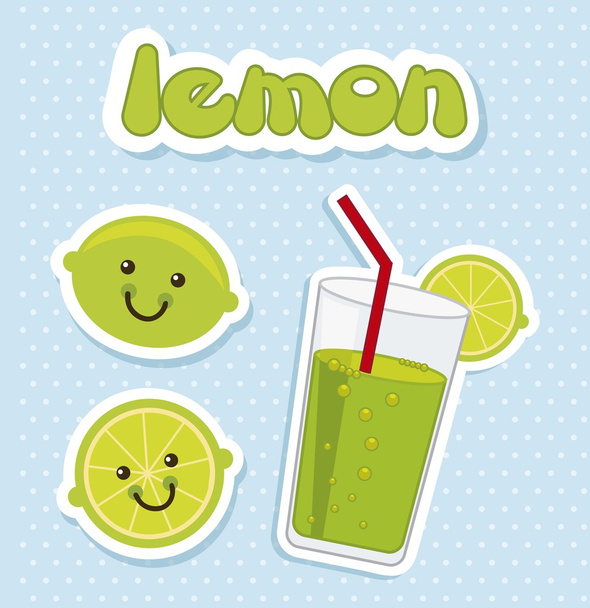 Лимонный сок
 - Вектор,изображение