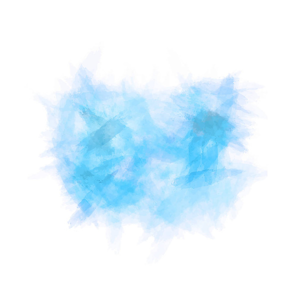 Blue spot, watercolor abstract hand painted EPS10 - Vector, Image