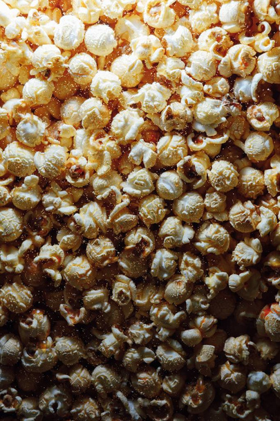Popcorn Hintergrund, Nahaufnahme - Foto, Bild