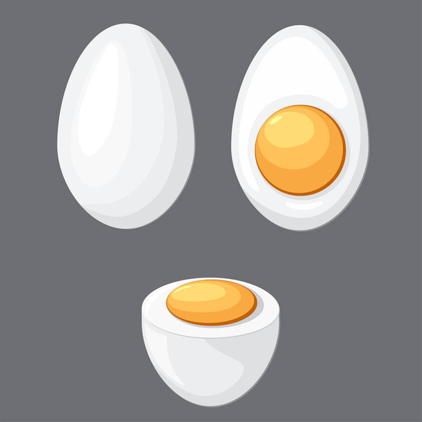Uovo cartone animato isolato
 - Vettoriali, immagini