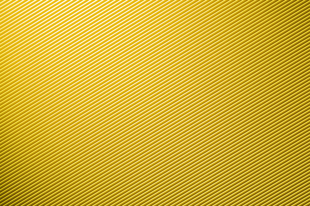Textuur en achtergrond van golfkarton geel voor decoratie, voor tekstontwerp, voor een sjabloon - Foto, afbeelding