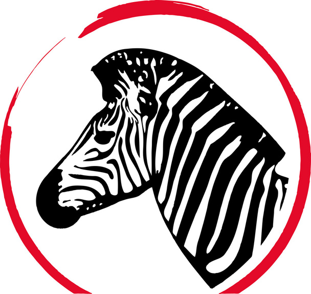 Zebra - Διάνυσμα, εικόνα