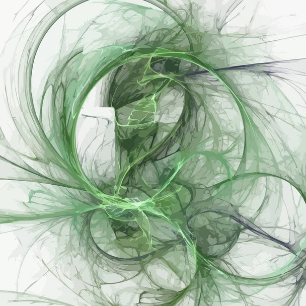 Vector Illustration of digital fractal - Διάνυσμα, εικόνα