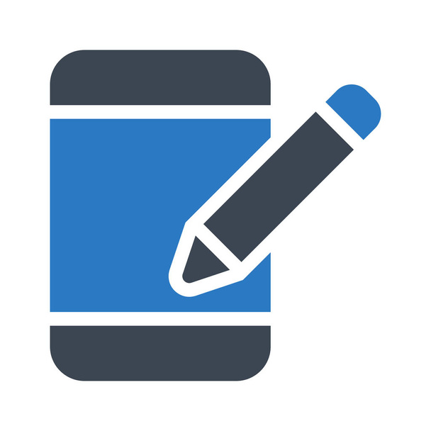 pen and paper icon vector illustration  - Vector, afbeelding
