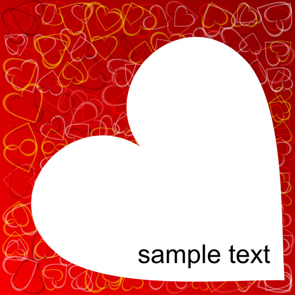 Valentines background with heart - Φωτογραφία, εικόνα