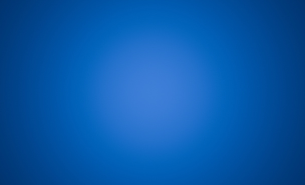 abstrakter blauer Hintergrund mit Vignette für Technologiekonzept, 3D-Illustration. Leere Räume - Foto, Bild
