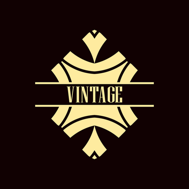 Art Deco Logo - Vector, afbeelding