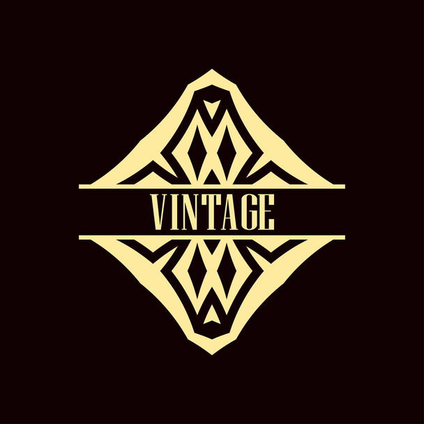 Art Deco Logo - Vetor, Imagem
