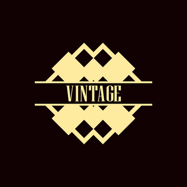 Art Deco Logo - Wektor, obraz