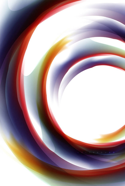 Holografische verf explosie ontwerp, vloeiende kleuren flow, kleurrijke storm. Vloeibare mengkleuren bewegings-concept, trendy abstracte achtergrond layout sjabloon voor bedrijfspresentatie, app behang banner - Vector, afbeelding
