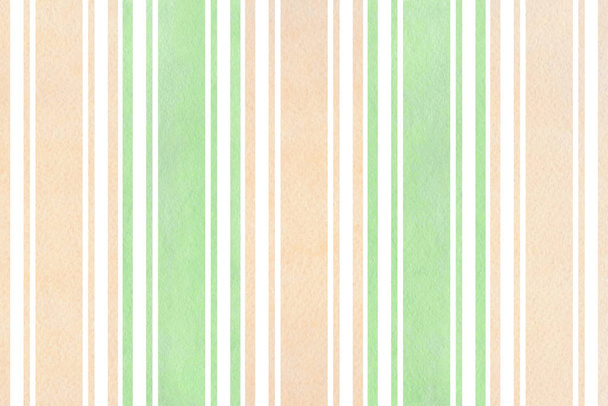 Акварельная мята зеленый и бежевый полосатый фон
. - Фото, изображение
