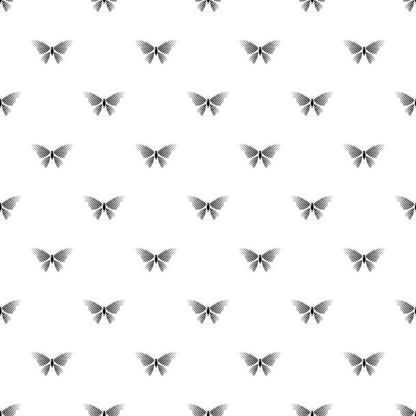 Butterfly with rhombus on wings icon, simple style - Διάνυσμα, εικόνα