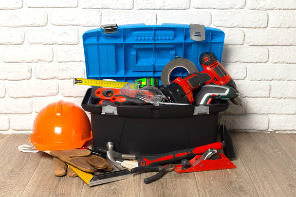 Support service concept. Toolbox with tools - Foto, Imagen