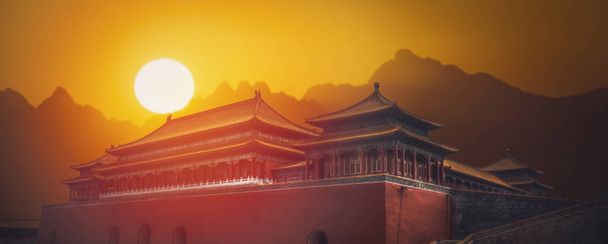 Заборонене місто - найбільший палацовий комплекс у світі. Розташований у центрі Пекіна (Китай). - Фото, зображення