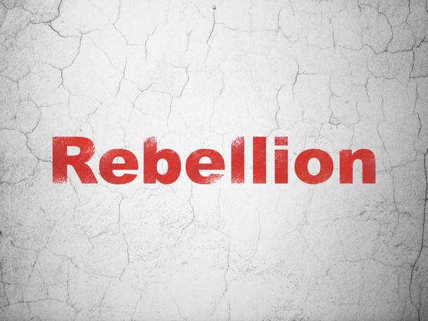 Politics concept: Rebellion on wall background - Photo, image