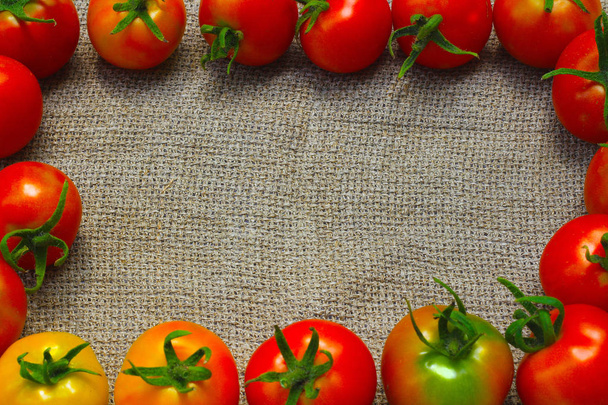 Свежие красные помидоры - Фото, изображение