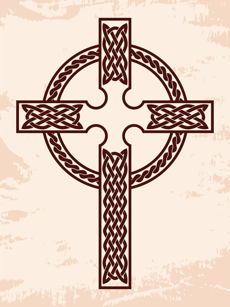 Krzyż celtycki krajowych. - Wektor, obraz