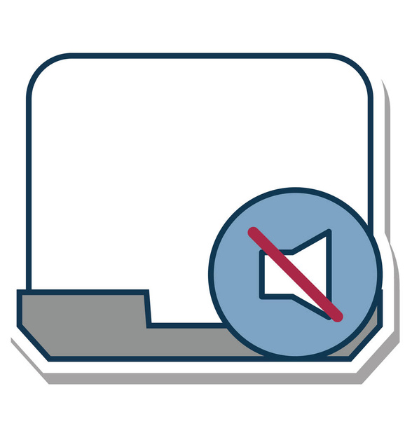 Laptop Sound Glyph icono de vector de color editable
 - Vector, Imagen
